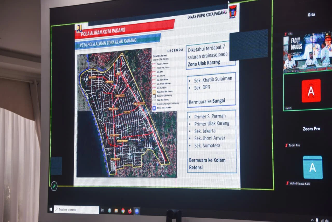 Pemko Padang Bahas Master Plan Drainase, Wali Kota Tekankan Penanganan Banjir Lebih Terarah dan Berkelanjutan