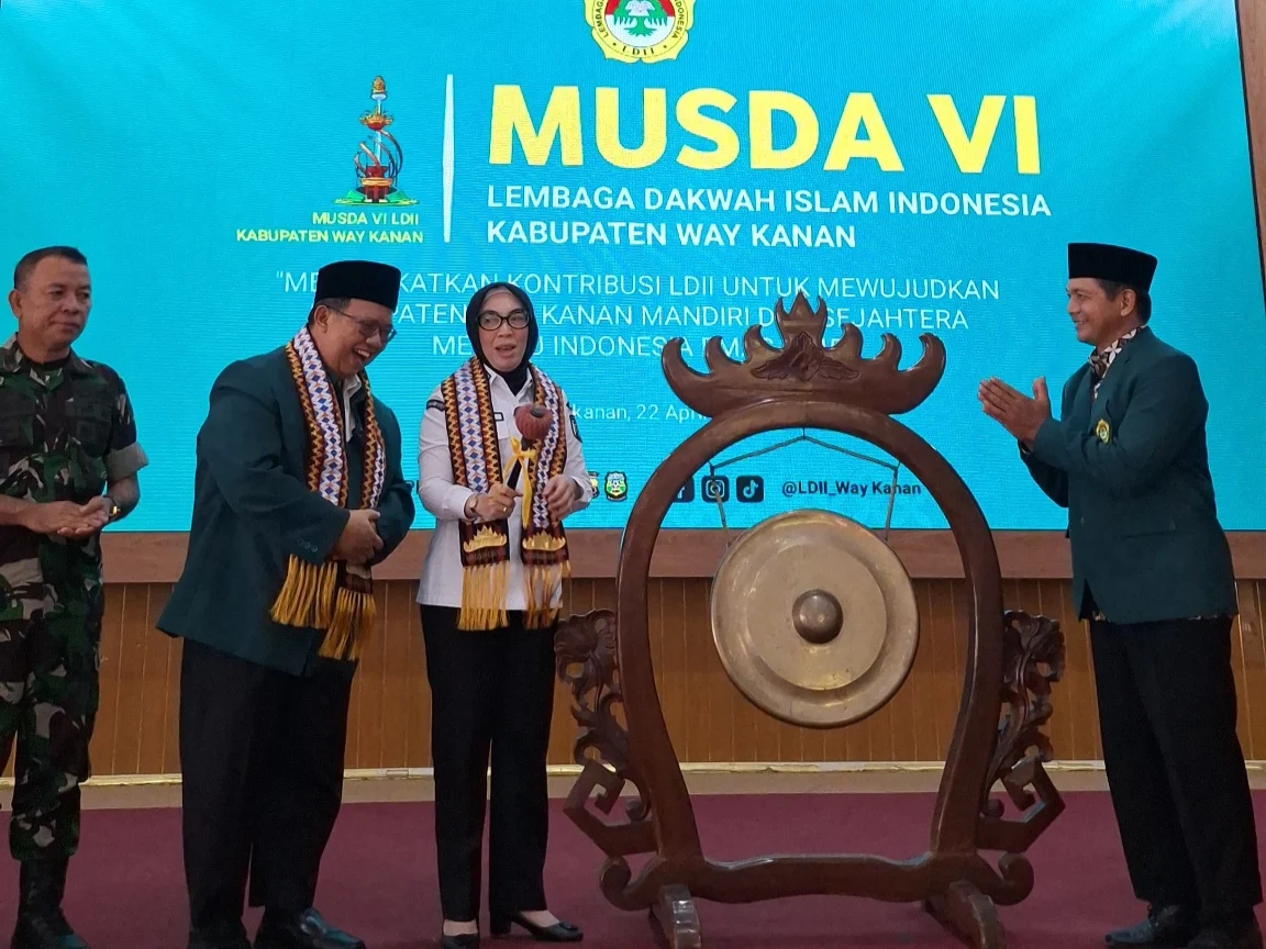 Bupati Ayu Asalasiyah Buka Musda VI LDII Way Kanan 2026