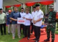 Perkuat Pembangunan Nagari, PT Semen Padang Salurkan 250 Zak Semen untuk TMMD ke-128 di Padang Pariaman