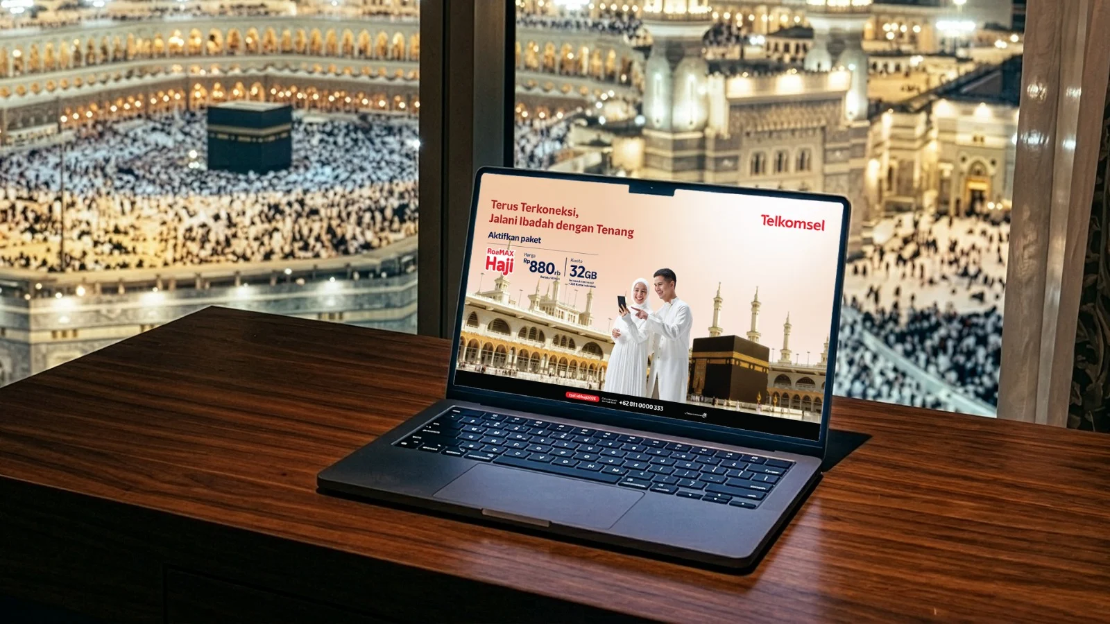 Ibadah Haji Tenang dengan Paket RoaMAX Haji Telkomsel, Kuota Hingga 42GB