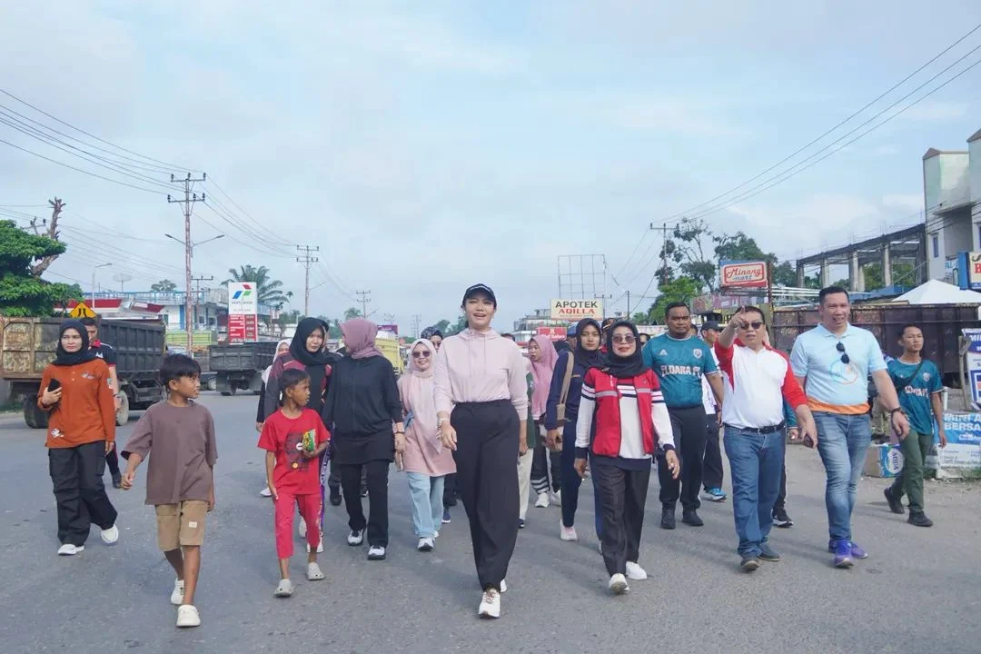 Gelaran Perdana Dharmasraya Car Free Day Disambut Antusias