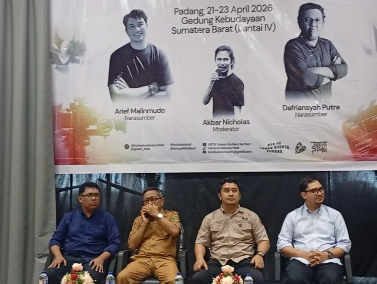 Workshop film di Taman Budaya Sumbar.