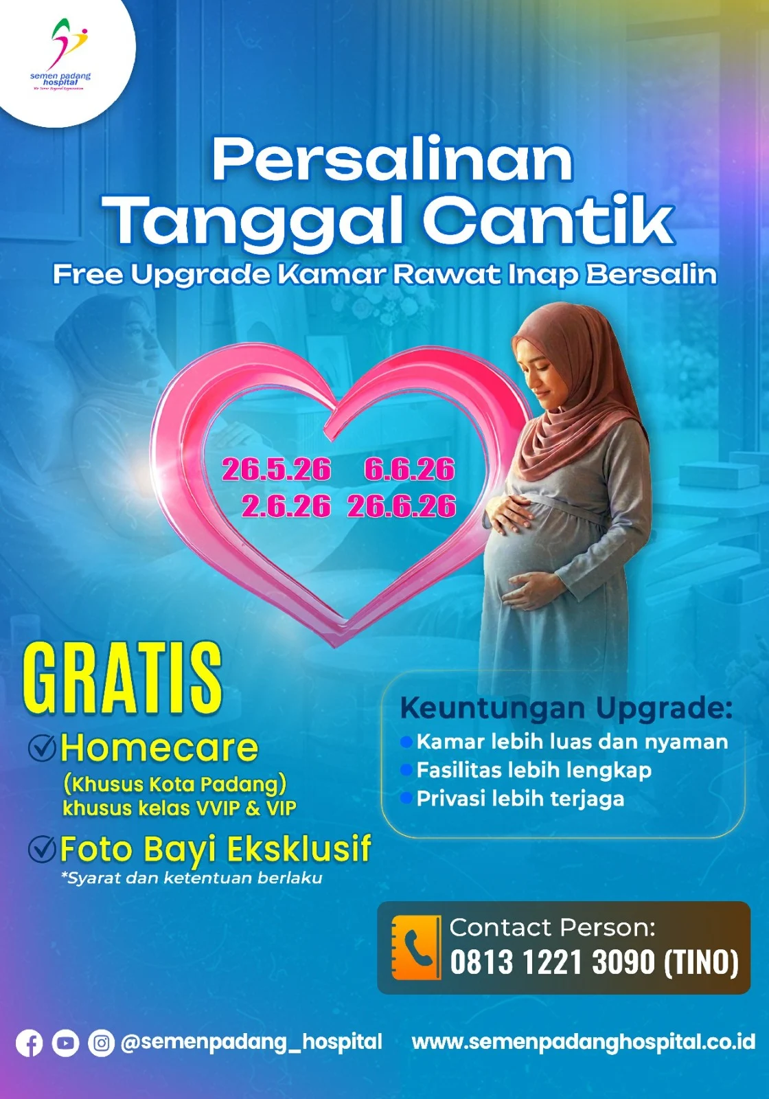 SPH Hadirkan Promo ‘Persalinan Tanggal Cantik’ dengan Upgrade Kamar Gratis