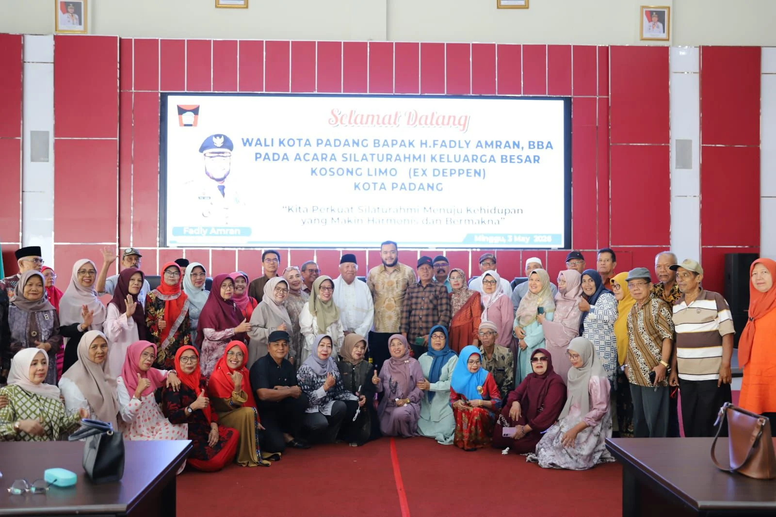 Wali Kota Padang Hadiri Silaturrahmi IKB 05, Ajak Pensiunan Terus Berkontribusi untuk Kota Padang