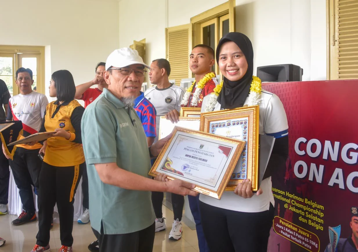 Atlet Polda Sumbar Berprestasi Internasional Disambut Meriah, Wawako Padang Harap Inspirasi Generasi Muda
