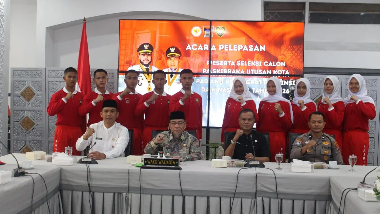 10 Pelajar Terbaik Kota Padang Ikuti Seleksi Paskibraka Sumbar 2026, Wawako Harap Bisa ke Tingkat Nasional