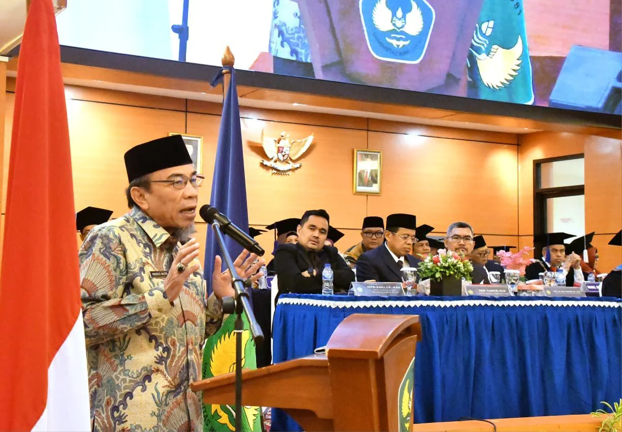 Hadiri Lustrum IX, Wawako Padang Harap UBH Dukung Progul Padang Juara dan Smart Surau