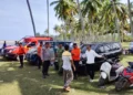 Tim pencarian di Muara Taratak Pessel