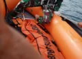 Korban saat dievakuasi Tim SAR