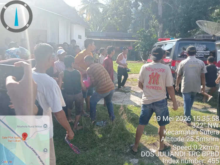 Korban saat dievakuasi warga, Selasa (19/5/2026), sore