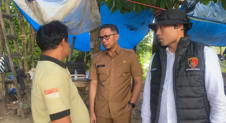 Sidak dipimpin, Kombes Pol Andry Kurniawan bersama Kepala Dinas ESDM Sumbar, Helmi Heriyanto, Senin (25/5/2026)