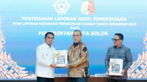 10 Tahun Pertahankan WTP, Kota Solok Raih Opini Tertinggi dari BPK