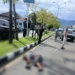 Korban tergeletak di jalanan usai kecelakaan