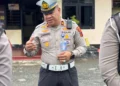 Kasat Lantas Polres Lima Puluh Kota, Iptu Zarwiko Irzal saat mematikan jajaran Satpas