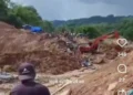Lokasi PETI yang menimbulkan korban jiwa di Sijunjung, Kamis (14/5/2026).
