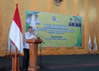 Rizki Aulia terpilih dan dilantik sebagai Ketua Umum BPC HIPMI Pasaman Barat periode 2026–2029