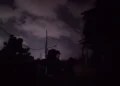 Kondisi di salah satu titik wilayah Sumbar saat listrik mati total, Jumat (22/5/2026), malam