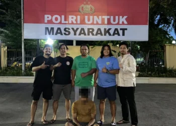 Tersangka diamankan Tim Klewang