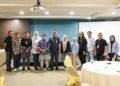 Jurnalis dari Sumbar, para mentor dan tim dari BRI Pusat dan Region Padang dalam kegiatan Mentoring BRI Fellowship Journalism 2026 di Padang