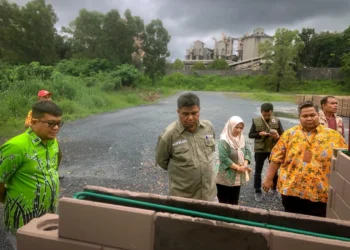 BPBD Kabupaten Solok Lirik Sepablock PT Semen Padang untuk Huntap Korban Bencana
