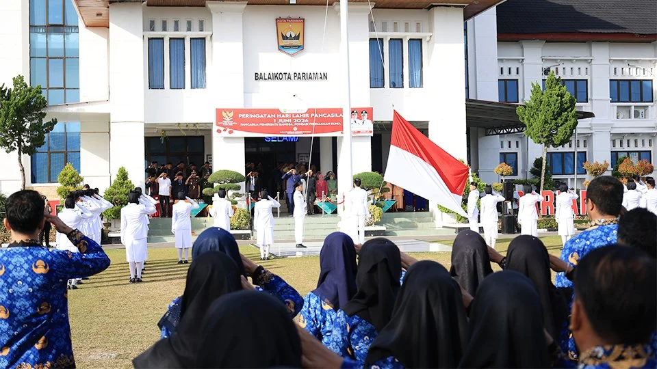 Pemko Pariaman Gelar Upacara Hari Lahir Pancasila Tahun 2026