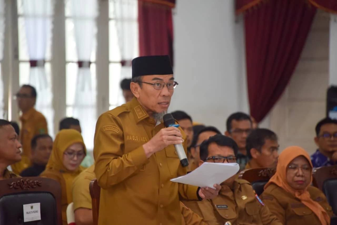 Rakor LP2B Sumbar, Wawako Padang Maigus Minta Penetapan LP2B Fleksibel dan Berbasis Potensi Wilayah