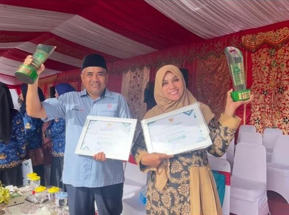 Borong Prestasi, TK dan SMP Semen Padang Raih Penghargaan Stratifikasi UKS 2025
