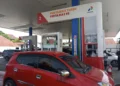 Antrian pembeli Pertamax di SPBU Padang, Rabu (10/6/2026)