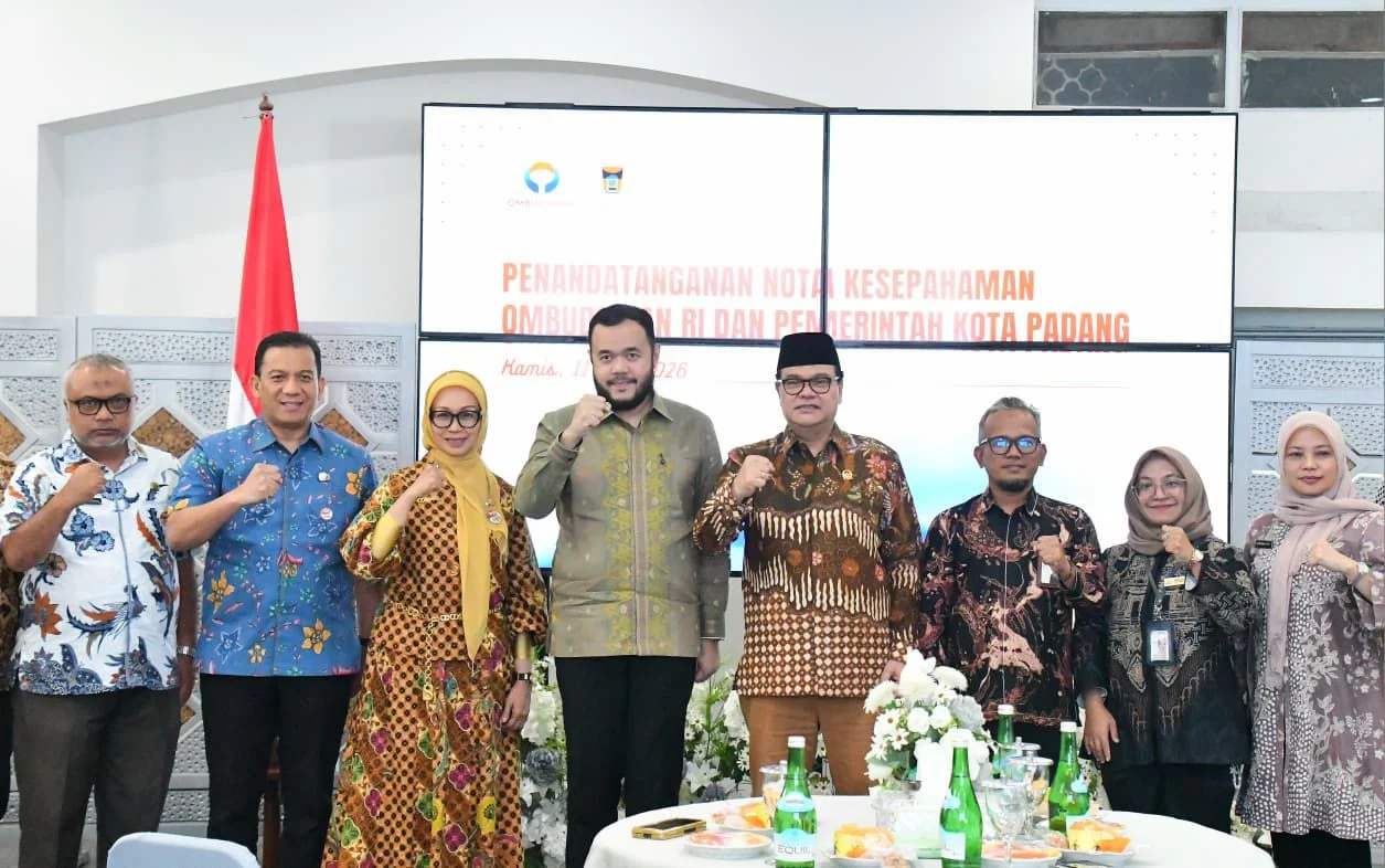 Pemko Padang-Ombudsman RI Teken MoU, Fadly Amran Tegaskan Komitmen Hadirkan Pelayanan Publik Berkualitas