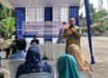 Wakil Ketua DPRD Sumbar, Nanda Satria saat menggelar sosialisasi, Sabtu (13/6/2026)