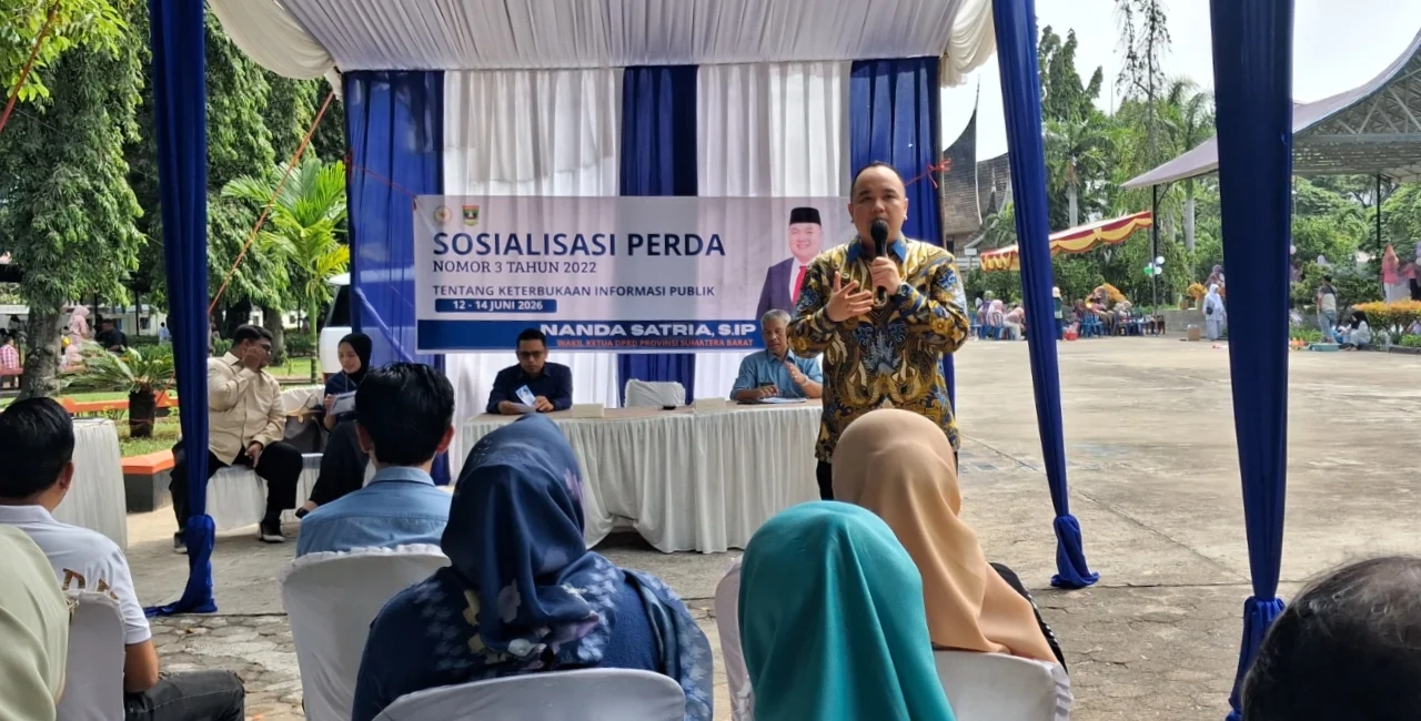 Wakil Ketua DPRD Sumbar Dorong Keterbukaan Informasi Publik Berbasis Regulasi, Masyarakat Diminta Bijak Gunakan Informasi