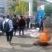 Kantor Kejati Sumbar Didemo Mahasiswa soal Dugaan Kasus Korupsi di Kampus III UIN IB Padang, Selasa (15/6/2026)