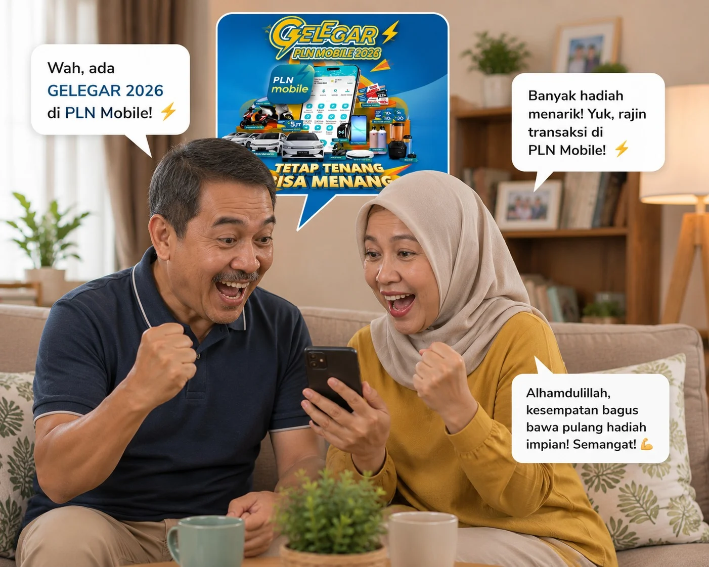 Gunakan PLN Mobile, Kumpulkan Poin, dan Menangkan Hadiah Spektakuler di Gelegar PLN Mobile 2026