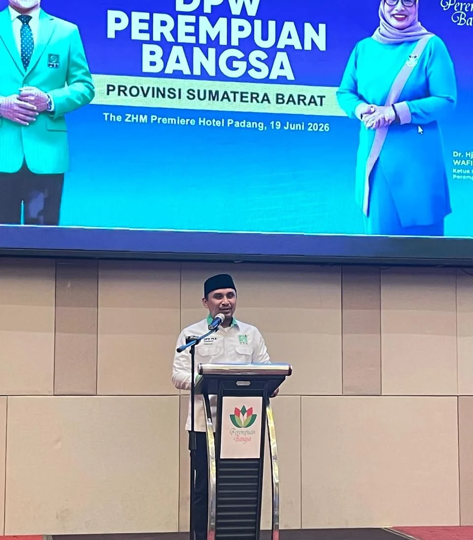 Buka Muswil DPW Perempuan Bangsa Sumbar, Firdaus Ajak Perempuan jadi Pelaku Utama Demokrasi