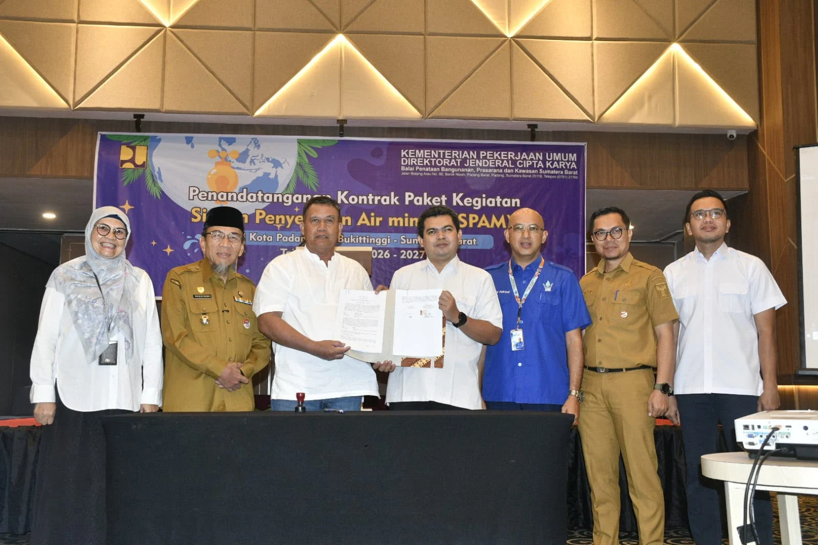 Kontrak SPAM Taban III Rp239,3 Miliar Resmi Ditandatangani, Pengerjaan Dimulai