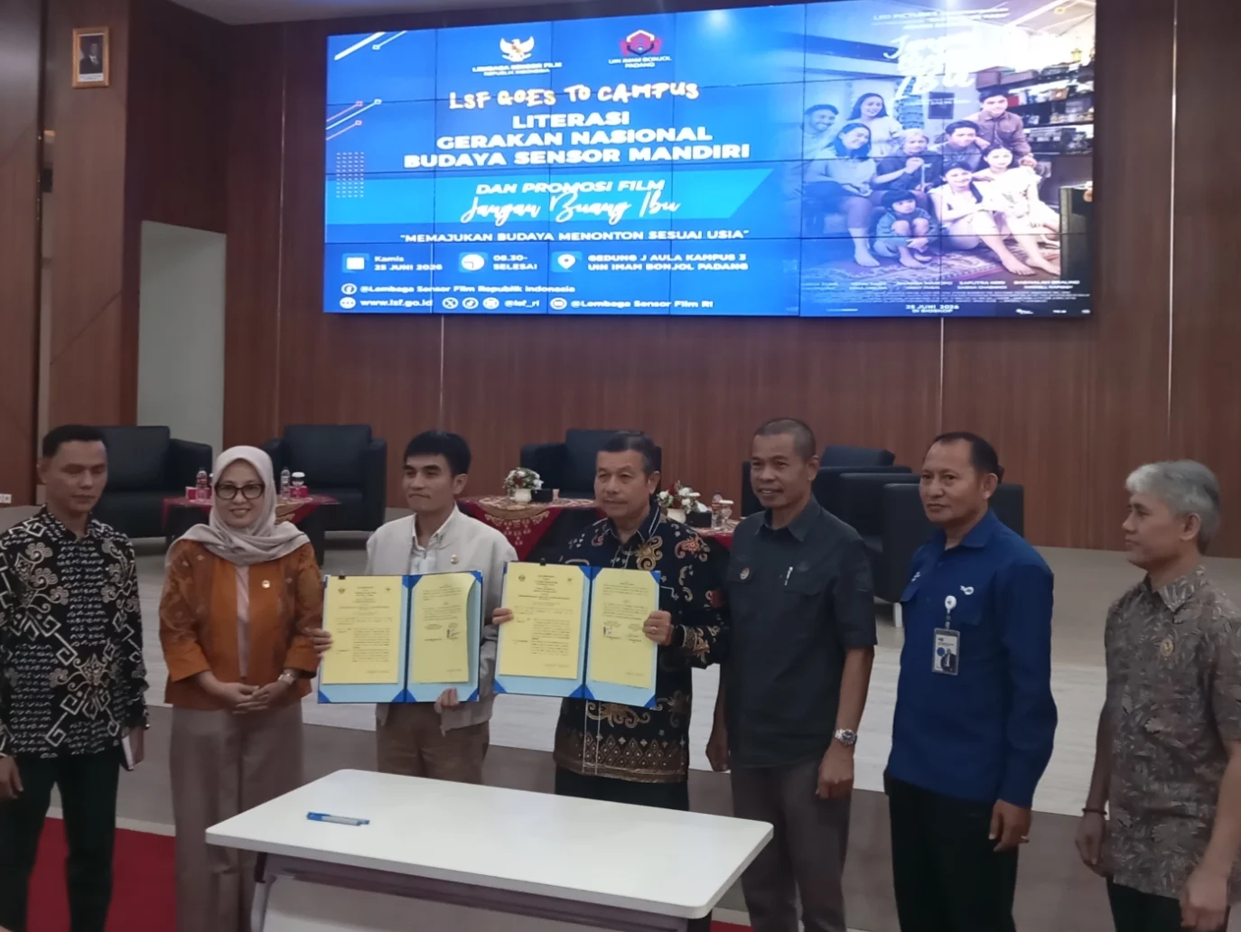 LSF RI Gandeng UIN Imam Bonjol Padang, Edukasi Mahasiswa Soal Budaya Sensor Mandiri