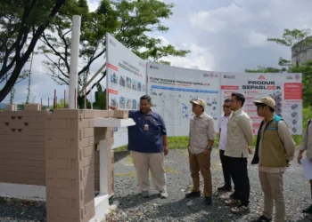 Kepala BP3KP Sumatera III Tinjau Rumah Contoh Sepablock, PT Semen Padang Siap Dukung Program Pembangunan 3 Juta Rumah