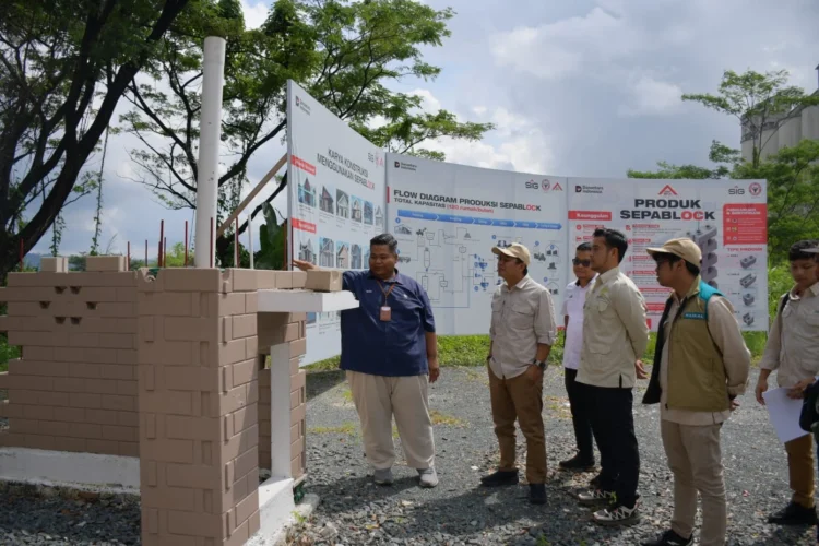 Kepala BP3KP Sumatera III Tinjau Rumah Contoh Sepablock, PT Semen Padang Siap Dukung Program Pembangunan 3 Juta Rumah
