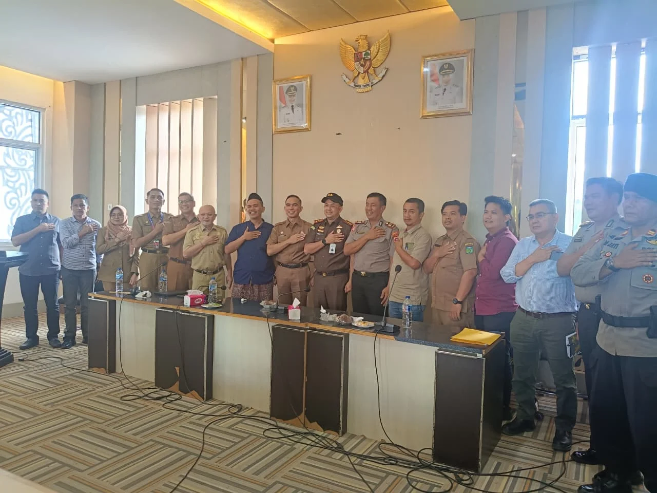 Sekda Dharmasraya Apresiasi Polres Dharmasraya dalam Menangani Konflik SAD