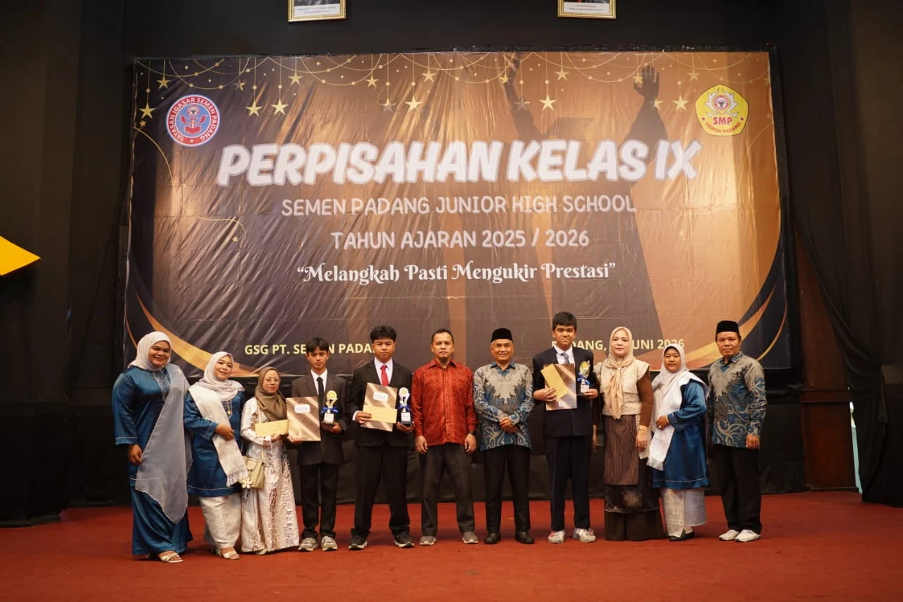 SMP Semen Padang Tembus 10 Besar ASAS 2026, 3 Siswa Raih Nilai Sempurna