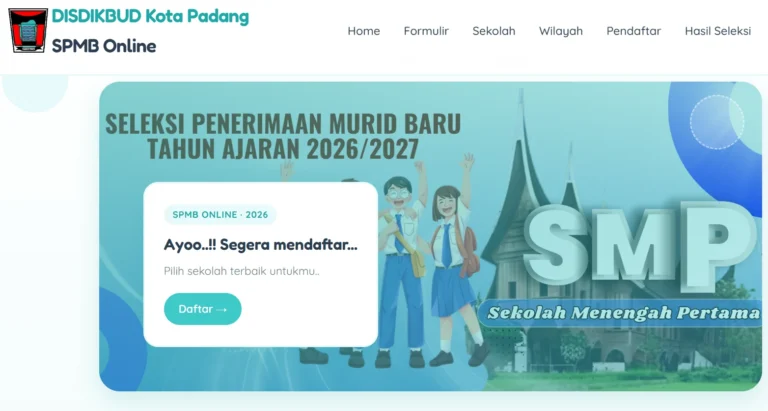 Hari Pertama SPMB Online SMP di Padang Dikeluhkan, Menu Pendaftaran Belum Bisa Diakses