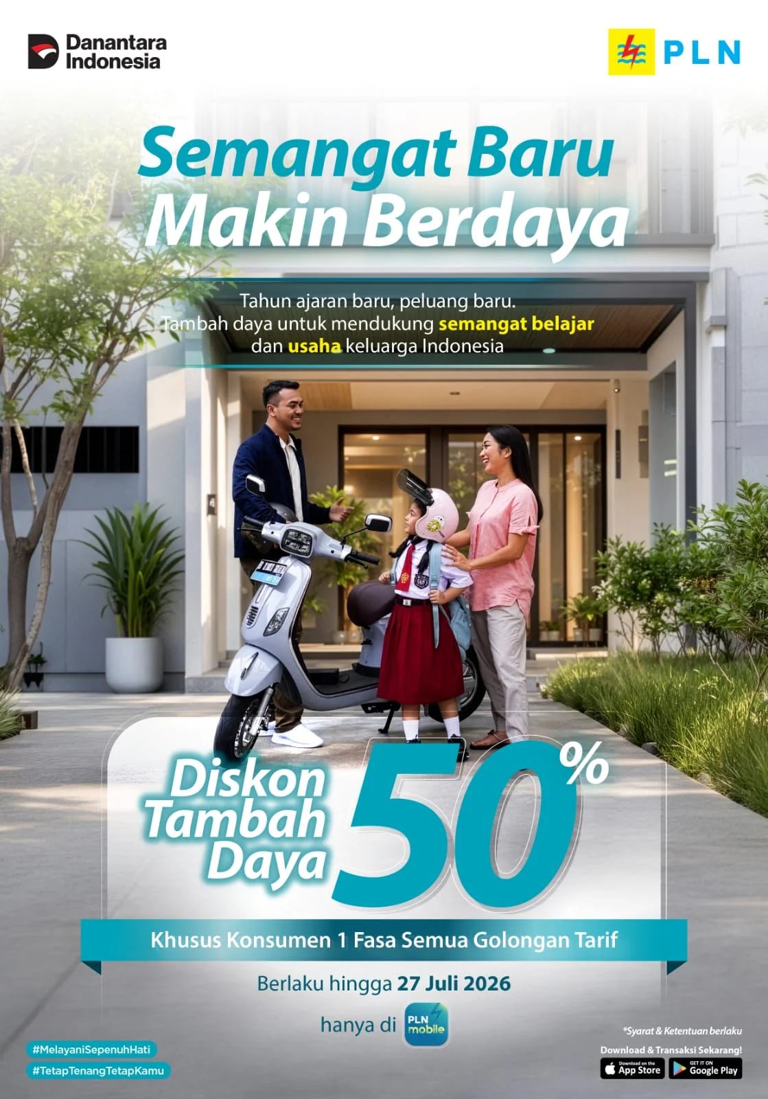 Semangat Baru Makin Berdaya, PLN Hadirkan Diskon Tambah Daya 50 Persen untuk Dukung Kebutuhan Listrik Masyarakat
