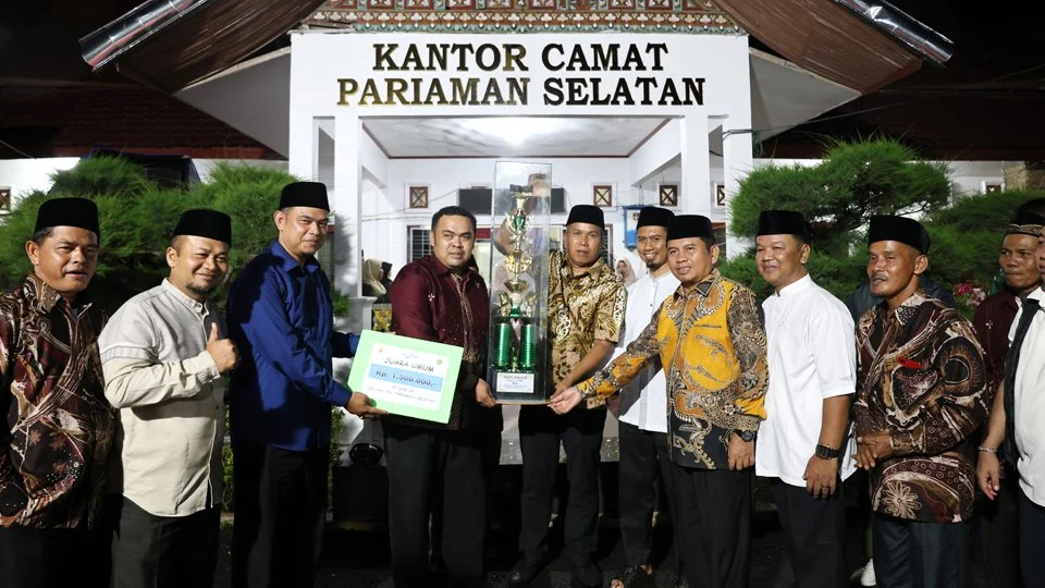 Desa Batang Tajongkek Juara Umum MTQ ke-IX Tingkat Kecamatan Pariaman Selatan