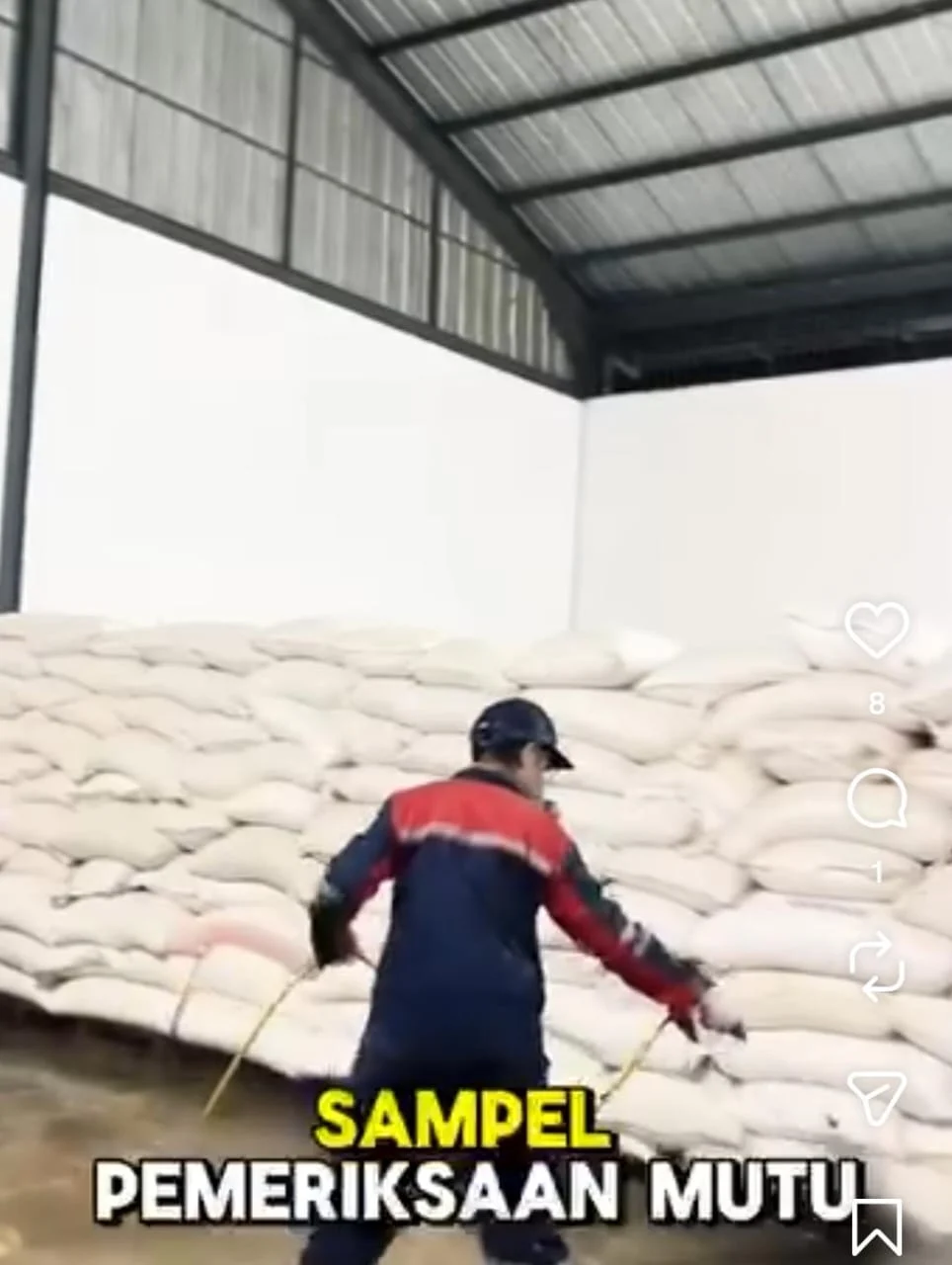Gudang Tanjung Pati Perkuat Cadangan Pangan, BULOG Bukittinggi Jaga Mutu Beras dan Stabilitas Pasokan