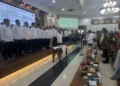 Pelantikan Pengurus Dekopinwil Sumbar, di Auditorium Istana Gubernur Sumatera Barat, Sabtu (4/7/2026).