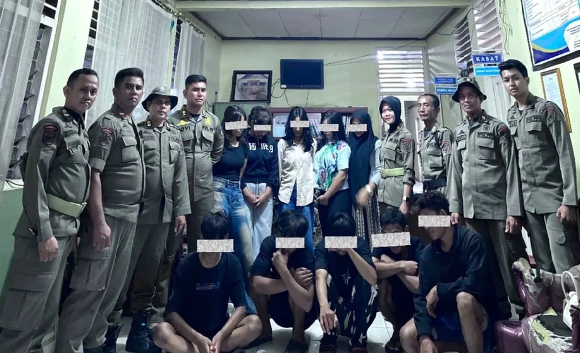 Diduga Pacaran di Tempat Gelap, 10 Pelajar Diamankan Satpol PP Pessel