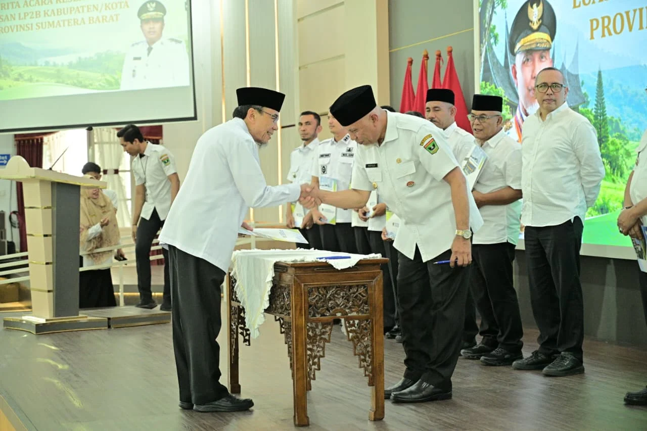 Sumbar Jadi Provinsi Pertama Tuntaskan Kesepakatan LP2B, Luas Lahan Pertanian Terlindungi Capai 166 Ribu Hektare