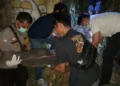 Jasad pria tanpa ditemukan tergeletak di bawah jembatan rel kereta api Batang Anai, Rabu (8/7/2026), sore.