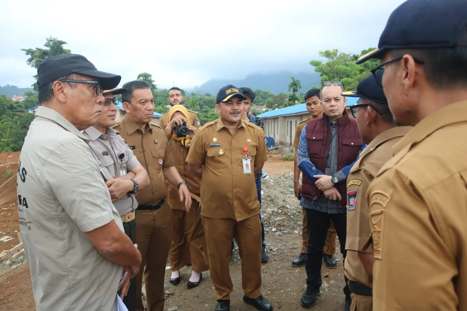 Sekdako Padang Tinjau Pembangunan Huntap Balai Gadang, Targetkan Bisa Dihuni Awal Tahun 2027