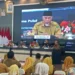 Gubernur Sumbar Mahyeldi dan Kemendagri Percepatan Penyerapan Dana TKD bersama Kabupaten dan Kota, di Auditorium Gubernuran, Selasa (21/7/2026)
